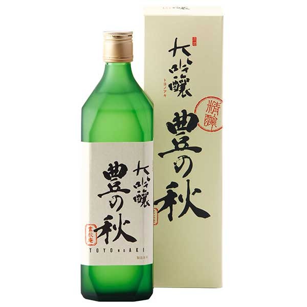 豊の秋 純米大吟醸 720ml 木箱入り 豊の秋 大吟醸 中取り 720ml x 12本 [ケース販売] [米田酒造 島根県