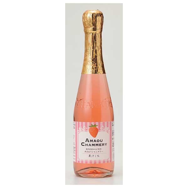 友桝 あまおうシャンメリー [瓶] 360ml x 20本[ケース販売] [友桝 飲料