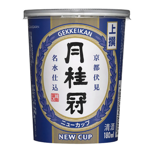 月桂冠 上撰ニューカップ 180ml x 30本[ケース販売][月桂冠 日本 清酒