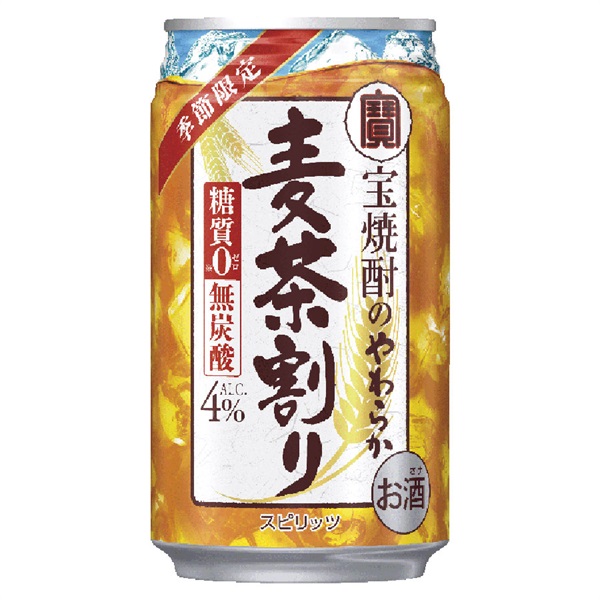 Amazon.co.jp: 宝酒造 宝焼酎のやわらか麦茶割り [ チューハイ